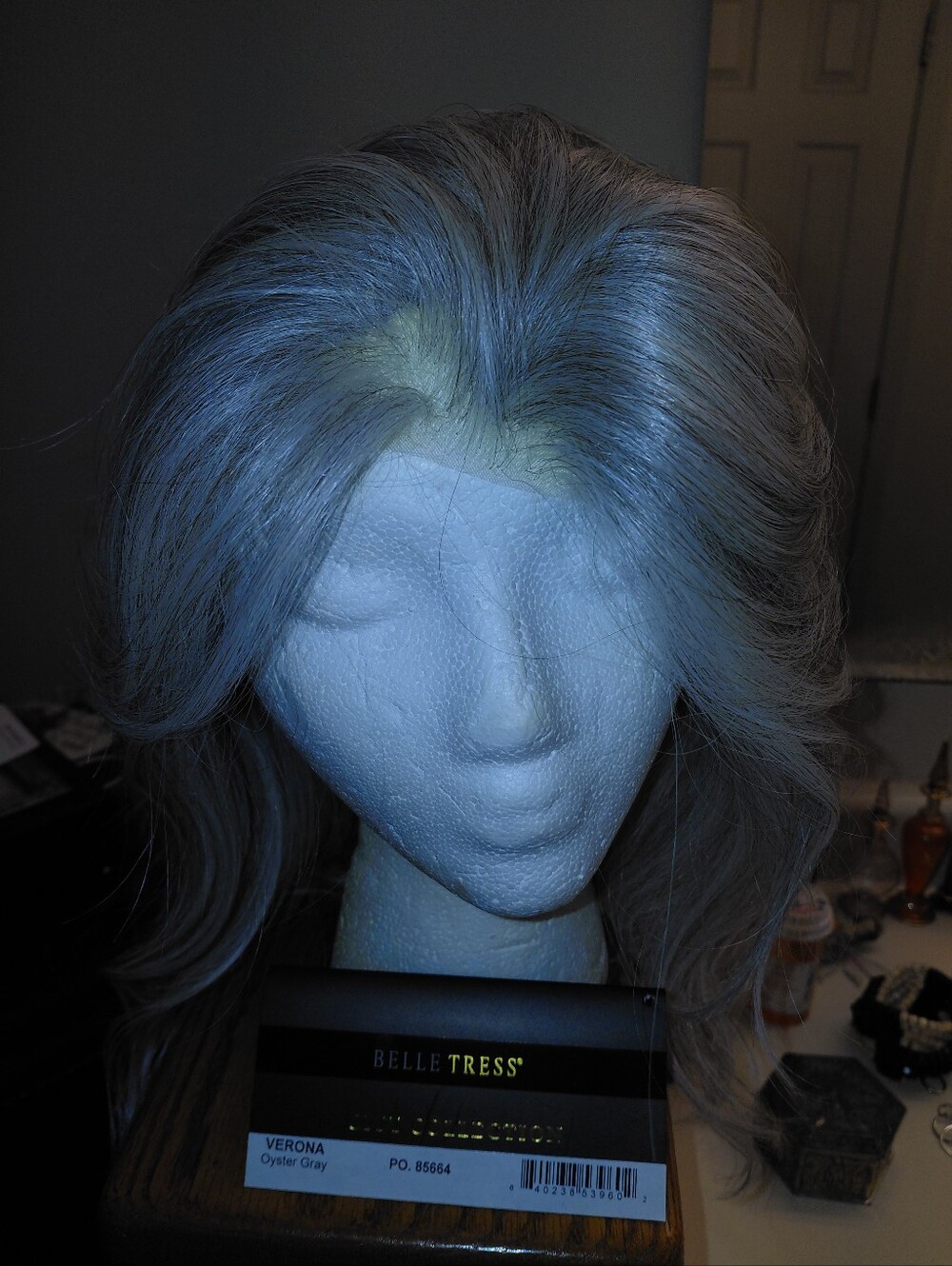 Verona Lace Front Wig by Belle Tress - Oyster Gray